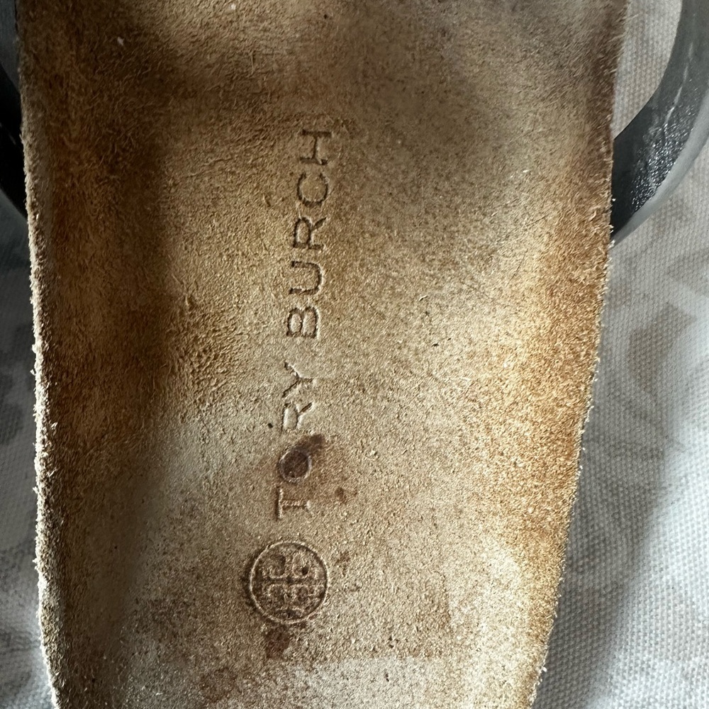 Tory Burch Silver and Brown Sandals - Picture 7 of 14